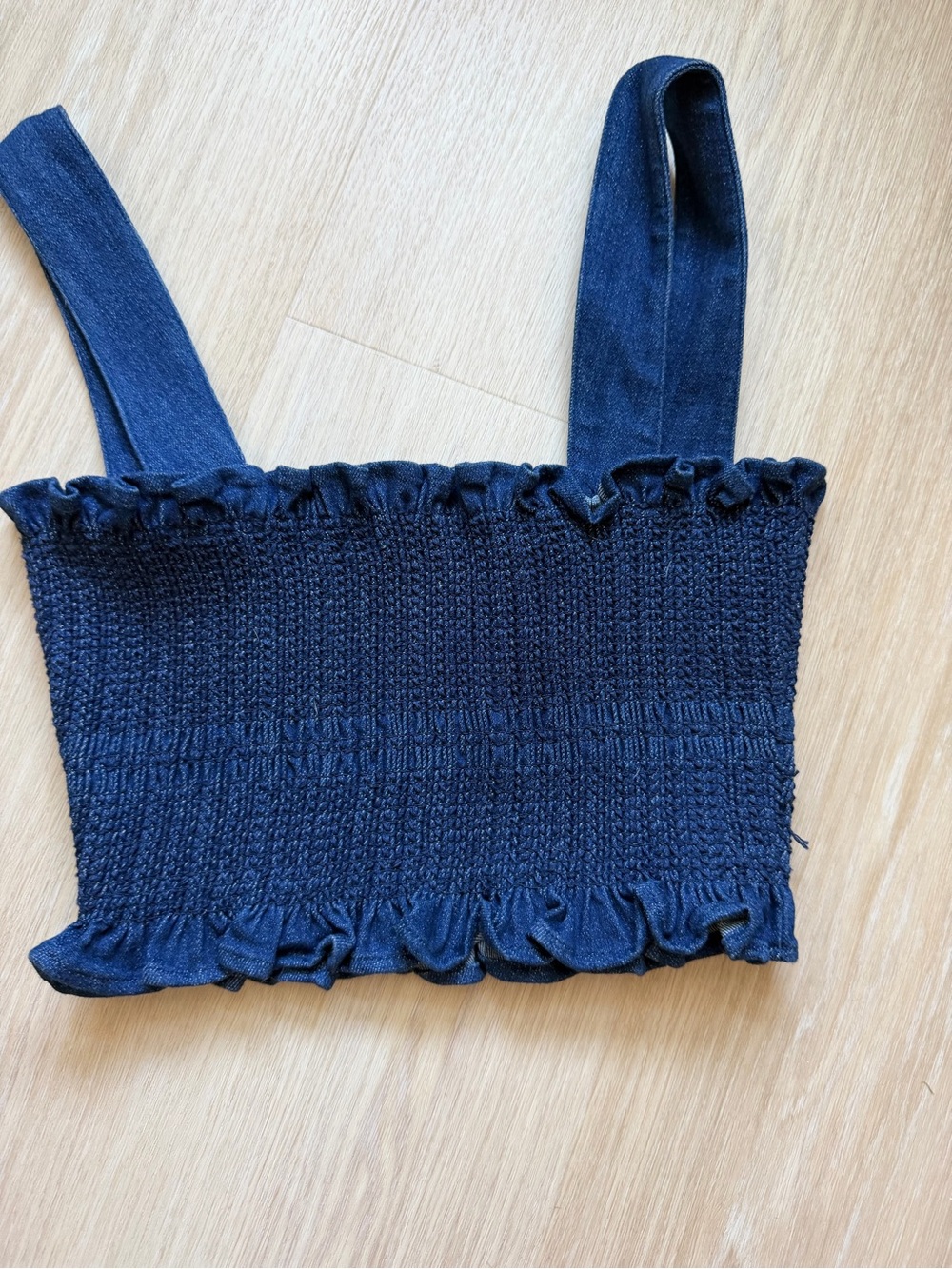 Capulet Navy Smocked Tank Top - Picture 2 of 4